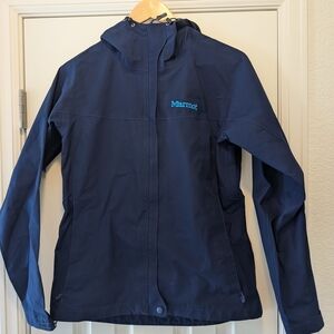 Marmot Navy Blue Hooded Jacket